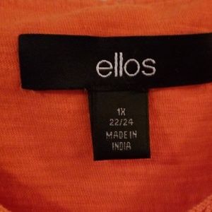 ellos Tops - ❤Ellos orange Tank with crochet trim 1X ellos Tops - ❤Ellos orange Tank with crochet trim 1X